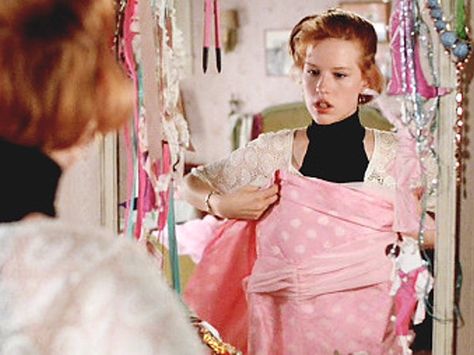 Pretty In Pink Movie, Pink Movies, Get In Loser, Pink Costume, Austerity, Pink Prom Dress, Pink Prom, Film Inspiration, Social Change