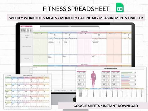 Workout Tracker Printable Workout Spreadsheet, Workouts Planner, Exercise Template, Gym Tracker, Workout Tracker Printable Free, Workout Tracker Printable, Tracker Printable Free, Weekly Fitness Planner, Free Wedding Planner Printables