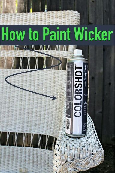 Painted Wicker Furniture, Chair Makeover Diy, Paint Wicker Furniture, Barstool Makeover, Wicker Chair Makeover, Spray Paint Wicker, Paint Wicker, Painting Wicker, Peg Board Shelves