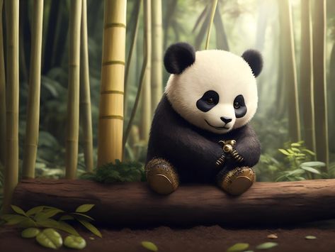 Cute panda with bamboo background for desktop wallpaper Fancy Wallpaper Laptop, Panda Wallpaper Laptop, Panda Desktop Wallpaper, Cute Wallpaper Laptop Desktop Wallpapers, Wallpaper Backgrounds For Laptop, Panda With Bamboo, Background For Desktop, Panda Background, Bamboo Background