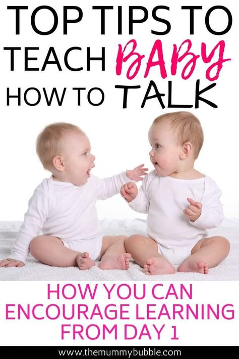 Teaching Baby To Talk, Baby Language, Baby Development Activities, 5 Month Old Baby, Teaching Babies, Baby Talk, Baby D, Toddler Development, Development Activities