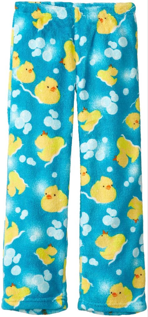 Aesthetic Pajamas, Fuzzy Pajama Pants, Rainbow Dresses, Silly Clothes, Duck Blue, Cute Pajamas, Pajama Pant, My Clothes, Pj Pants