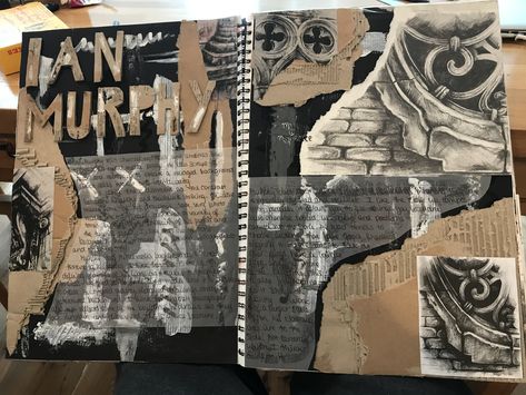 Ian Murphy Art Gcse, Ian Murphy Artist Research Page, Gcse Architecture, Ian Murphy, Artist Research Page, Artist Research, Sketchbook Ideas Inspiration, Architecture Artists, Sketchbook Ideas