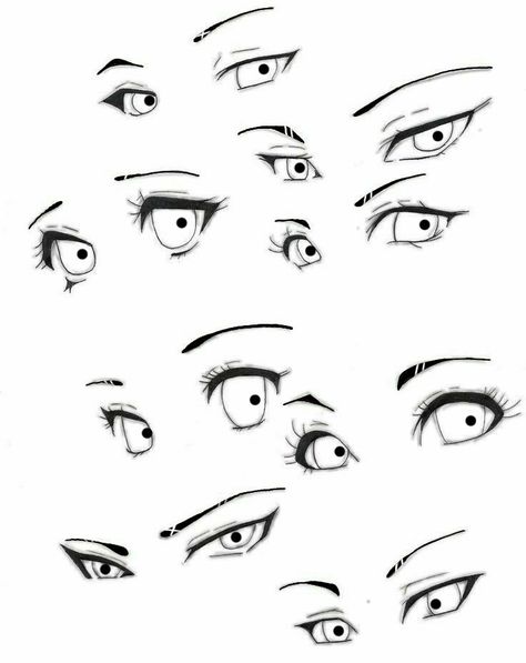 Eye Refrences Photos Drawing Anime, Manga Eyes Female, Seductive Eyes Drawing Anime, Anime Eye Shapes Female, Anime Base Eyes, Anime Eyes Woman, Seductive Anime Eyes Reference, Anime Eye Reference Female, Female Anime Eyes Reference