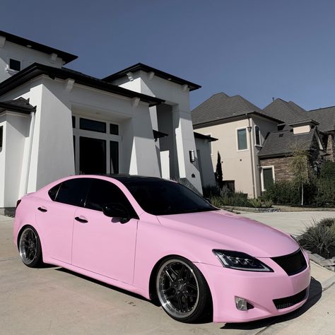 #jdm #pinkcar #pinkaesthetic #lexus Pink Lexus Is250, Aesthetic Car Exterior, Pink Nissan Altima, Pink Lexus, White Lexus, Lexus Sedan, Cars Lexus, Dream Cars Lexus, Pink Cars