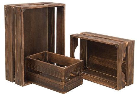 These modern farmhouse amazon finds are SO GOOD! I'm so glad I found these rustic home decor on a budget ideas! Now I have some great living room decor options to try in our home! #joyfullygrowingblog #farmhousedecor #rusticdecor #amazondecor Farmhouse Amazon Finds, 4th Of July Front Porch Decor, Storage Crates, Wooden Crate Boxes, Fruit Crate, Themed Gift Baskets, Amazon Decor, Diy Gift Baskets, Wood Storage Box