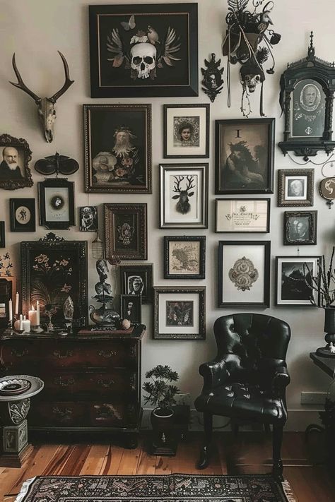 Gothic Apartment Decor, Goth Living Room, Gothic Living Room, Electric Colors, Gothic Artwork, Gothic Interior, Bedroom Wall Decoration, Gothic Bedroom, Gothic Furniture