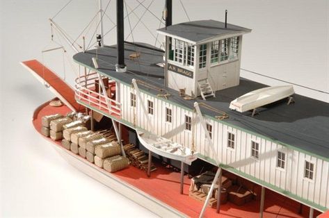 Paddle Wheel Boat Model Paddle Wheel Boat, Paddle Boats, Model Boats Building, Paddle Wheel, Model Boat Plans, Museum Exhibit, Wooden Ship Models, Boat Model, Paddle Boat