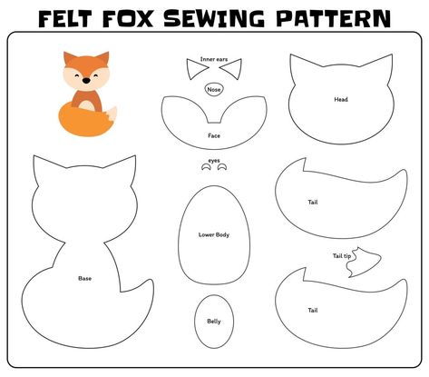 Add me on Snapchat! Username: ashleyann0607 https://snapchat.com/t/jvl8NLUY Forest Felt Animals, Felt Fox Ornament Pattern, Felt Woodland Animals Pattern, Fox Ornament Pattern, Fox Outline Simple, Felt Woodland Animal Patterns Free Printables, Winter Fox Craft, Fox Applique Pattern Free, Felt Pdf Pattern Free