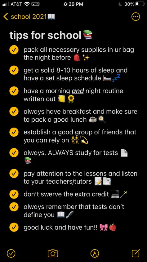 How To Pay Attention In School, How To Prepare For Middle School, How To Enjoy School, Popularity Tips, Highschool Notes, How To Survive High School Freshman Year, School Routines For Middle School 6:00, School Methods, Morning Routine For School Leave At 7:15