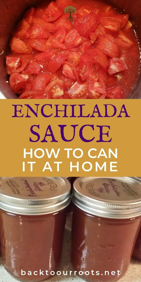 Mexican Salsa Recipes Authentic For Canning, Canning Enchilada Sauce, Vegan Canning, Enchilada Sauce Homemade, Can Enchilada Sauce, Best Enchilada Sauce, Enchilada Sauce Recipe, Best Enchiladas, Preserving Recipes