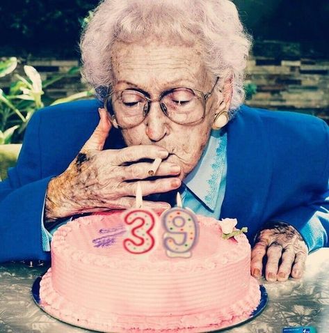 Happy Birthday Retro Vintage Funny, Old Person Party, Ruined Birthday, Happy Birthday Illustration, Old Lady Humor, Birthday Collage, Manic Pixie Dream Girl, Birthday Illustration, Funny Birthday Cakes