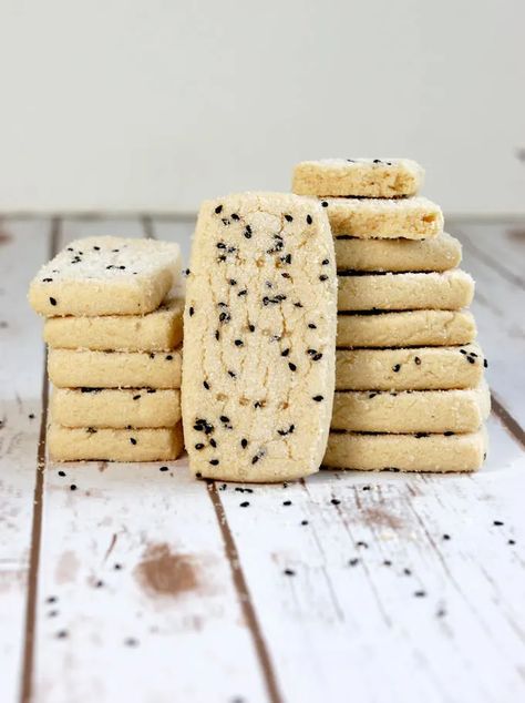 Tahini Shortbread Cookies - Baking Sense® Tahini Shortbread, Tahini Recipes, Savory Cookies, Ramadan Table, Joy Of Baking, Sesame Paste, Tahini Cookies, Arabic Desserts, Arabic Dessert