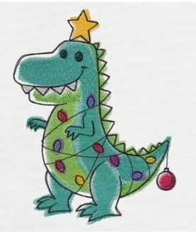 Tree Rex Christmas, Cristhmas Drawings, Dinosaur Towel, Embroidered Christmas Tree, Tree Rex, Christmas Dinosaur, Christmas Craft Fair, Waffle Weave Towels, Urban Threads