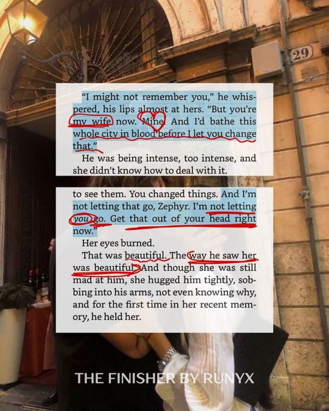 The Finisher & The Annihilator by @authorrunyx ✨ The Finisher: 4/5 stars This was the lightest book from the entire series, it was comparably a sweeter marriage of convenience romance. The difference was the girl taking the charge and asking the guy to marry her. It was girl obsessed and there was more fluff than anything dark. I liked how Alpha slowly opened himself up to Zephyr and started caring for her, he was quite possessive of her though. Zephyr loved Alpha regardless of however he l... The Dark Verse Series, The Annihilator, Feel Emotions, Zade Meadows, Annotating Books, Marriage Of Convenience, Book Annotations, Book Annotation, First They Came