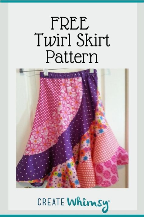 Circle Skirt Pattern Kids, Chiffon Skirt Pattern, Long Skirt Pattern Sewing, Skirt Patterns Sewing Free, Diy Skirt Pattern, Clothing Sewing Patterns Free, Girls Skirt Patterns, Long Skirt Pattern, Circle Skirt Pattern