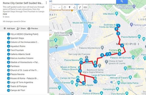 Self-Guided Rome Walking Tours (with Printable Sightseeing Maps) Rome Walking Map, Rome Tourist Map, Walking Tour Rome, Self Guided Walking Tour Rome, Rome Walking Tour Map, Rome In December, Rome City Map, Rome Sightseeing, Rome Tourist