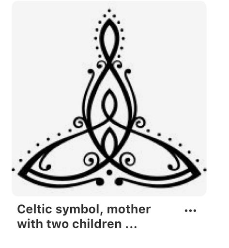 Mother Symbols Tattoo, Crone Tattoo Ideas, Mother Of Twins Tattoo, Mom Symbol Tattoo, Celtic Symbols And Meanings Tattoo, Small Warrior Tattoos For Women, Spiritual Tattoos For Women Goddesses, Goddess Symbol Tattoo, Scottish Tattoos For Women