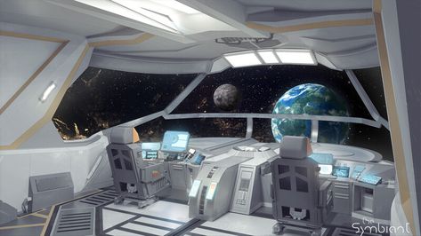 Inside Spaceship Concept Art, Space Ships Interior Cockpit, Spaceship Cockpit Concept Art, Inside Of A Spaceship, Space Ships Concept Interior, Spaceship Console, Spaceship Interior Design, Space Ships Interior, Spaceship Interior Cockpit