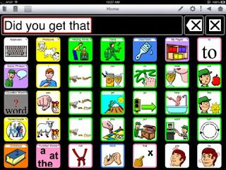 Teaching All Students: #AppMondayTAS - TapSpeak Choice AAC Augmentative Communication, Helping Verbs, Speech Language Activities, Core Words, Ipad Games, Communication Board, Receptive Language, Assistive Technology, Speech Language Pathology