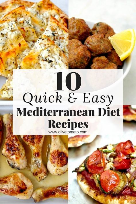 Mediterranean Diet Easy, Diet Easy Recipes, Recipes Mediterranean Diet, Easy Mediterranean Diet, Easy Mediterranean Recipes, Recipes Mediterranean, Lunch Healthy, Mediterranean Diet Meal Plan, Best Diet Foods