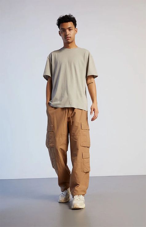 Khaki Cargo Baggy Pants Khaki Cargo Pants Outfit Men, Baggy Cargo Pants Outfit Men, Baggy Khaki Pants Outfit, Baggy Pants Outfit Men, Baggy Clothes Outfit Men, Khaki Cargo Pants Outfit, Baggy Outfits Men, Caro Pants, Baggy Pants For Men