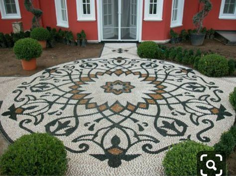 Simple Mosaic, Pebble Garden, Backyard Seating Area, Pathway Landscaping, Exquisite Gardens, Stone Walkway, Pebble Mosaic, Terrace Design, Wall Garden