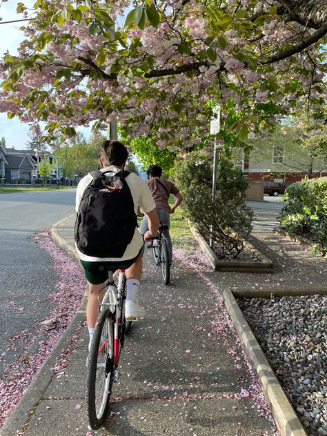 Biking With Friends Aesthetic, Japan Bike Aesthetic, Friends Riding Bikes Aesthetic, Bicycle Ride Aesthetic, Ride Bike Aesthetic, Bike Boy Aesthetic, Riding Bikes Aesthetic, Bicycling Aesthetic, Riding Bicycle Aesthetic