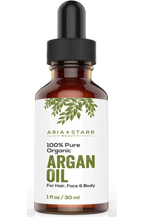 Aria Starr Beauty 100% Organic Argan Oil - BestProducts.com Hair Oil Label Design, Oil Label Design, Oil Label, Argan Oil Benefits, Ayurvedic Hair Oil, Oil Packaging, Ayurvedic Hair, Organic Argan Oil, Argan Oil Hair