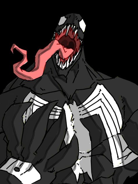 Venom-nom-nom by cartoonjunkie Eddie Brock Venom, Eddie Brock, Super Suit, Vault Doors, Spider Verse, Anime Dragon Ball, Venom, Marvel Universe, Cool Drawings