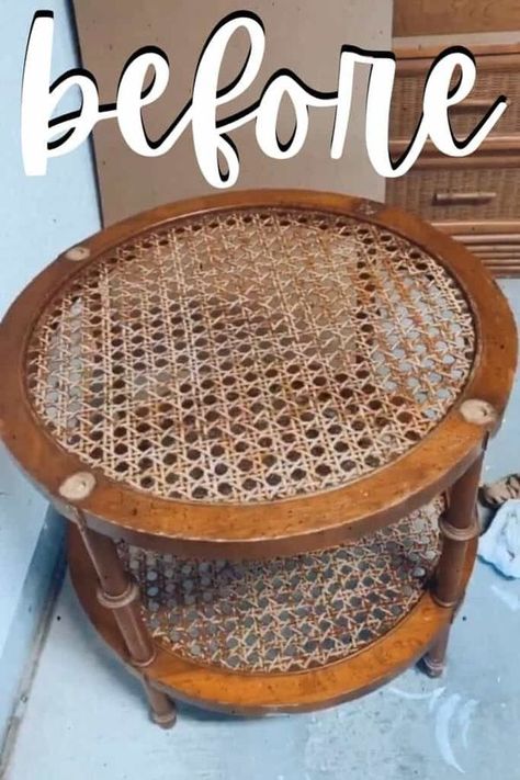 A Ray of Sunlight - Painted Furniture & DIY Rattan Furniture Makeover, Transforming Furniture, Furniture Bathroom, Cane Furniture, Expensive Furniture, Small Bathroom Ideas On A Budget, Geek Decor, Diy Furniture Renovation, Furniture Rehab