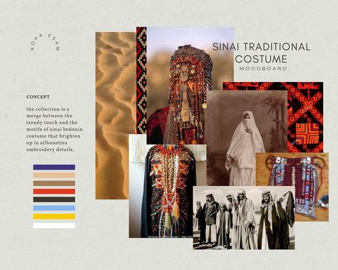 Sinai Traditional Costume :: Behance Costume Designer Portfolio, Sinai Pattern, Costume Portfolio, Fashion Design Inspiration Board, Mood Board Fashion Inspiration, Digital Fashion Design, Fashion Sketchbook Inspiration, Forest Fashion, Fashion Portfolio Layout