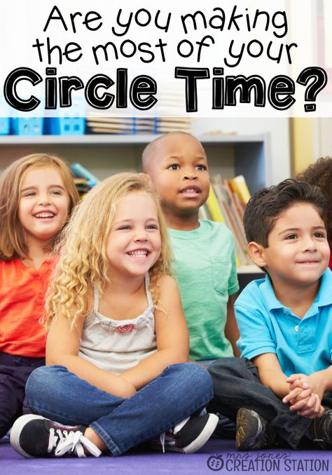 Are You Making the Most of Circle Time? - Mrs. Jones Creation Station Waiting Activities Preschool, Daycare Classroom, Preschool Room, Circle Time Songs, Circle Time Activities, Preschool Circle Time, Classroom Idea, Calendar Time, Daycare Ideas