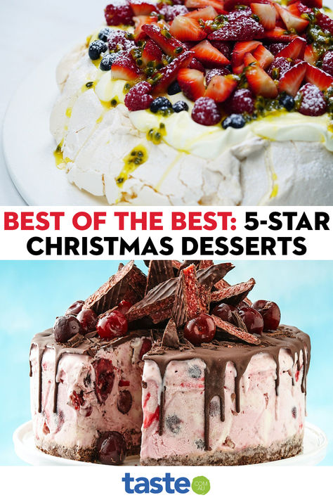 Christmas Lunch Dessert Ideas, Christmas Dessert Recipes Fancy, Light Christmas Dessert, Xmas Foods, Festive Dessert Recipes, Christmas Dinner Desserts, Easy Christmas Cake Recipe, Cranberry Dessert, Holiday Baking List