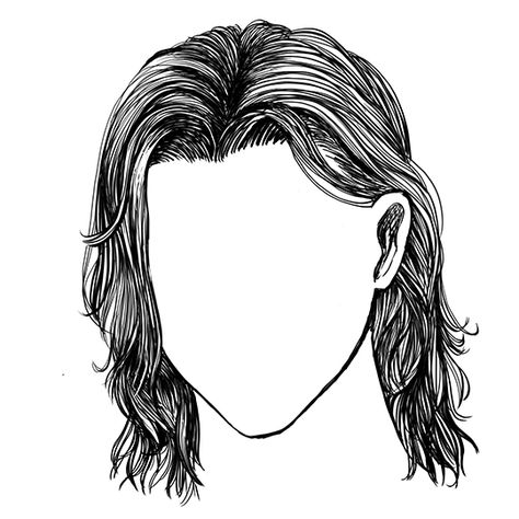 Medium/Long Curtain Hair Long Curtains Hairstyle Men, Curtain Bangs Medium Hair Men, Curtain Bangs Long Hair Men, Curtain Hair Men, Curtain Bangs Male, Long Hair Men Drawing, Haircut For Men Long Hair, Curtain Bangs Drawing, Curtain Bangs Men