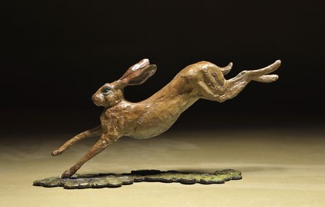 Running Hare, Rabbit Jumping, Rabbit Season, Rabbit Run, Rabbit Sculpture, Jack Rabbit, Ceramic Wall Art, Rabbit Art, Horse Sculpture