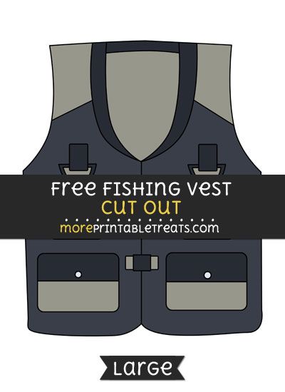 Free Fishing Vest Cut Out - Large size printable Fishing Vest Sewing Pattern, Fishing Vest Pattern, Fishing Vest, Vest Sewing Pattern, Sewing Machine Projects, Vest Pattern, Design Inspo, Cut Out, Kids Party