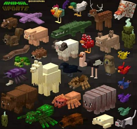 Mo Creatures Mod, Minecraft Mob Designs, Custom Minecraft Mobs, Minecraft Mob Ideas, Blockbench Minecraft, Minecraft Mobs Ideas, Minecraft Mobs Mod, Minecraft Cool Ideas, Minecraft Pack