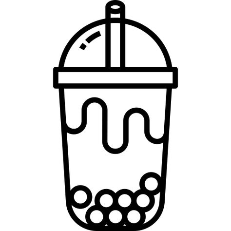 Boba Drawings, Bubble Tea Cute, Boba Tea Drawing Easy, Bubble Tea Icon, Bubble Tea Drawing Simple, Boba Doodle Art, Bubble Tea Drawing, Bubble Tea Aesthetic Drawing, Bubble Tea Cute Drawing