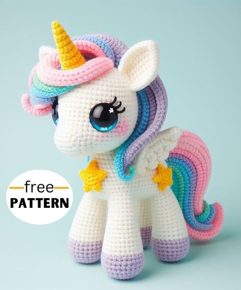 Astra The Unicorn Amigurumi Pattern Crochet Unicorn Pattern Free, Crochet Blanket Tutorial, Crochet Unicorn Pattern, Dog Patterns, Crochet Blanket Pattern Easy, Easter Stuff, Crochet Toys Free, Cozy Crochet Patterns, Crochet Blanket Designs