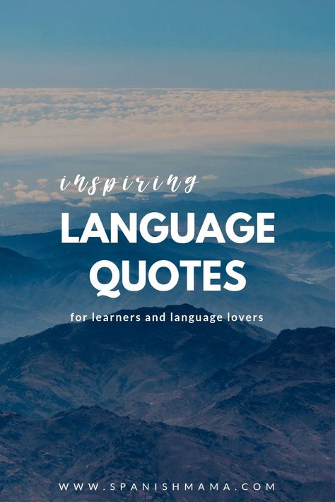 Language quotes to inspire and motivate you on your language learning journey.   #quote #languagequotes #languagelearning #inspiration #travel Bilingual Quotes, Foreign Language Quotes, Languages Quotes, Learning Quotes Inspirational, Quotes In Spanish, Spanish Curriculum, Learn Another Language, Funny Emoticons, Language Quotes