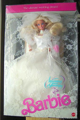 OWN - Rare 1989 - Wedding Fantasy Barbie | Flickr - Photo Sharing! 1980s Barbie, Barbie 1990, Barbie Bridal, Barbie Box, Custom Barbie, Barbie Wedding Dress, Barbie Diorama, Barbie Bride, Barbie Wedding