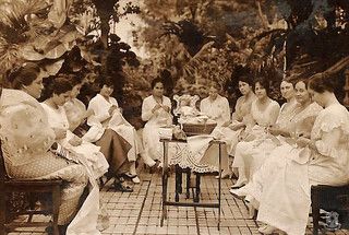 The Filipina Auxiliary of the American Red Cross | (Photo fr… | Flickr Philippine Traditions, Filipino Aesthetic, Filipiniana Wedding Theme, Fort Santiago, Cross Photo, Philippine Mythology, Filipiniana Wedding, Philippines Fashion, Christmas Photograph