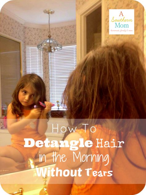 We finally have a TEAR free hair care routine for my daughter! No more knots and no more TEARS (from her OR me) ! How To Detangle Hair, Tiffany Wilson, Detangle Hair, Southern Mom, No More Tears, Natural Hair Mask, Boost Hair Growth, Tangled Hair, Hair Detangler