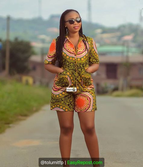 Dresses African Fashion, Ankara Jumpsuit Styles, Ankara Shorts, Skater Dress Outfit, Jumpsuit Styles, Ankara Skirts, Ankara Jumpsuit, African Print Skirt, Ankara Designs