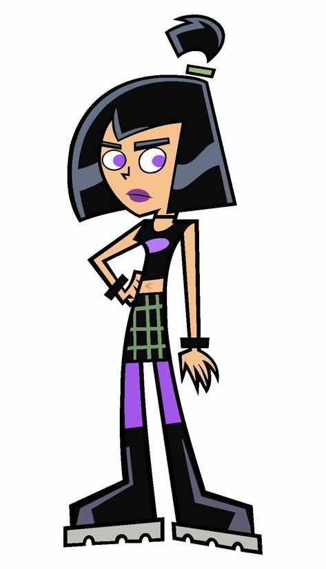 Paulina And Danny Phantom, Sam Danny Phantom, Goth Cartoon Characters, Danny Phantom And Sam, Danny Phantom Sam, Goth Cartoon, Sam Manson, House Of Horror, Goth Kids