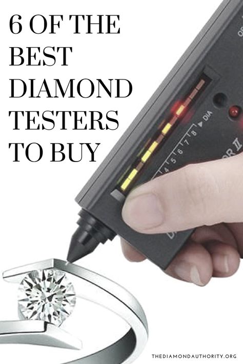 Interested in a diamond tester to help you know if you're buying authentic diamonds? Here are 6 of the best options. Diamond Authority, List Of Tools, Diamond Tester, Gold Mining, Rock Hounding, Hippie Art, Best Diamond, Girls Best Friend, Costume Jewelry