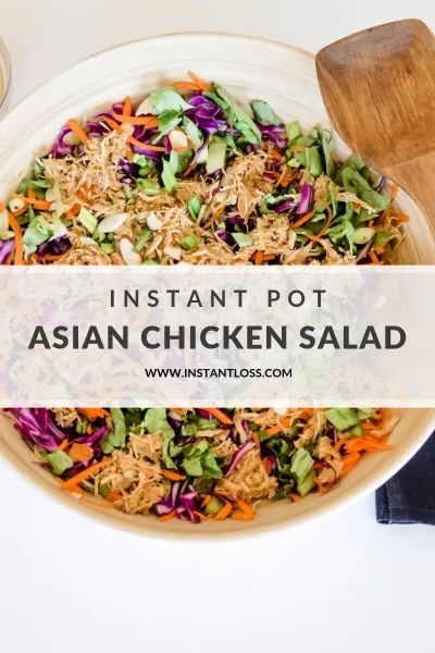 Recipes - Instant Loss - Conveniently Cook Your Way To Weight Loss Instant Pot Asian, Instant Loss, Asian Chicken Salad, Asian Chicken Salads, Green Meals, Asian Chicken, Blender Recipes, Delicious Vegetables, Eat Real Food