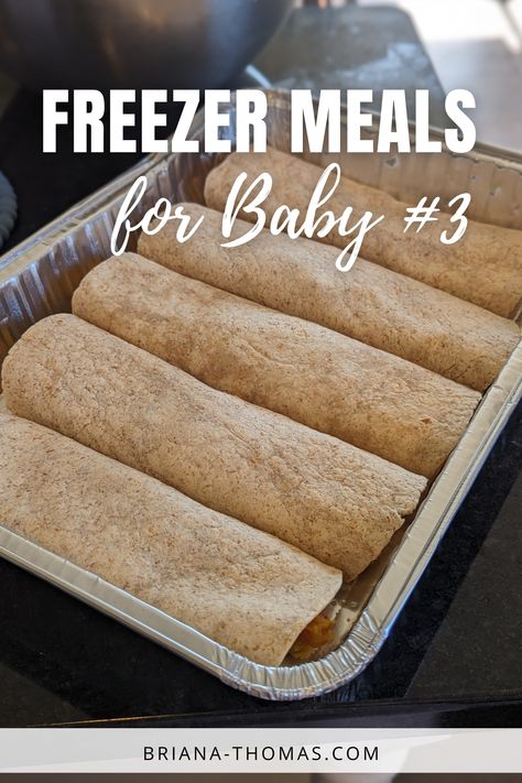 No real tutorials here - and not necessarily THM - just a fun post of some of the freezer meals I've been making for the arrival of baby #3! Thm Freezer Meals, Meals For Baby, Thm Diet, Briana Thomas, Mexican Seasoning, Veggie Lasagna, Food Resources, Healthy Carbs, Low Carb Tortillas