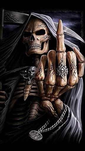 Grim Reaper, Skeleton